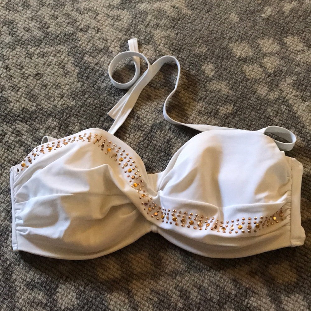 White Victoria’s Secret Bikini top